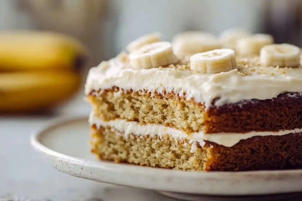 Banana Cake with Cream Cheese Frosting