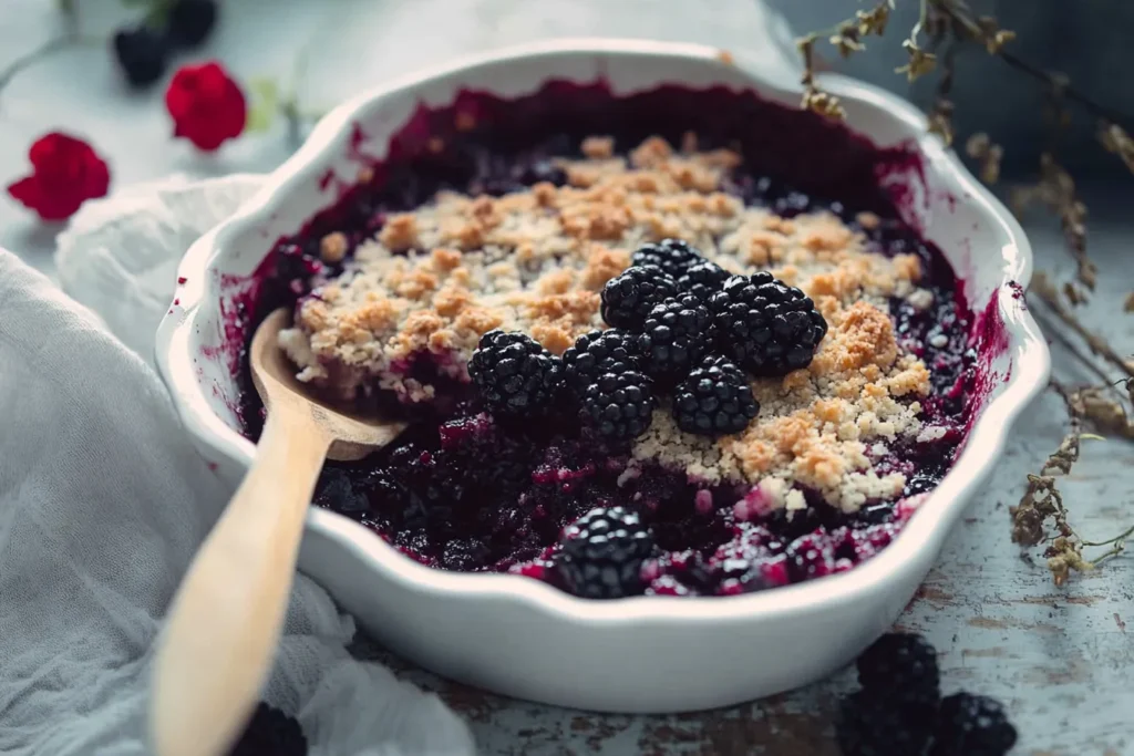 Blackberry Crumble