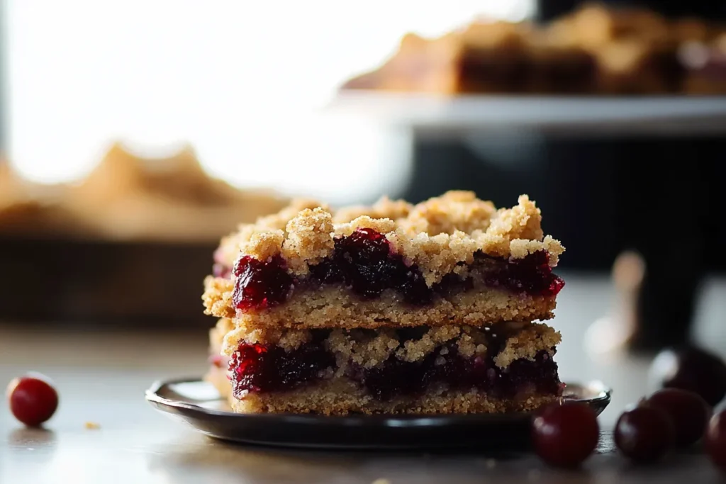 Cranberry Crumb Bars