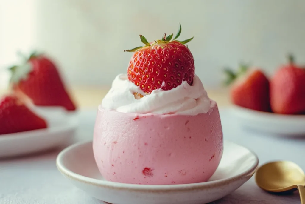 Irresistible Strawberry Mousse