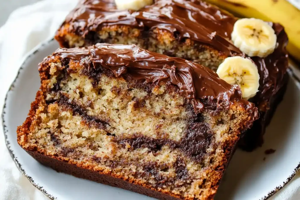 Nutella Banana Bread