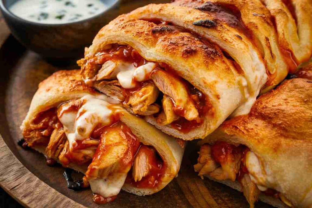 Buffalo Chicken Stromboli