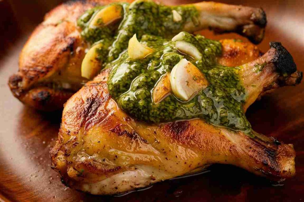 Grilled Chicken with Green Sauce