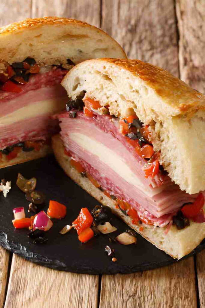 Mini Muffuletta Sandwiches