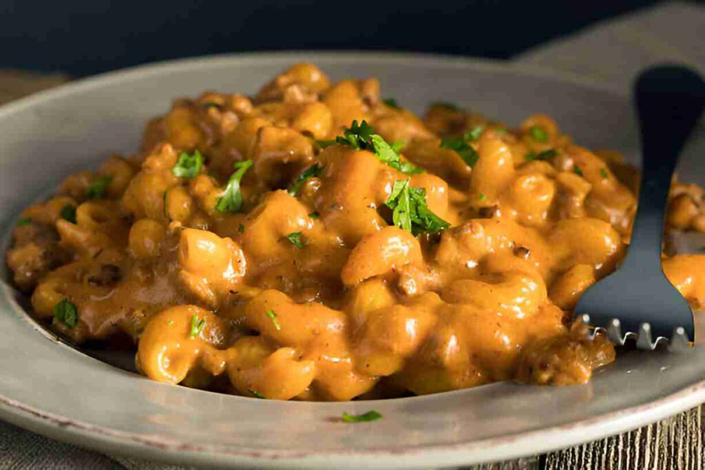 Creamy Beef Pasta recipe