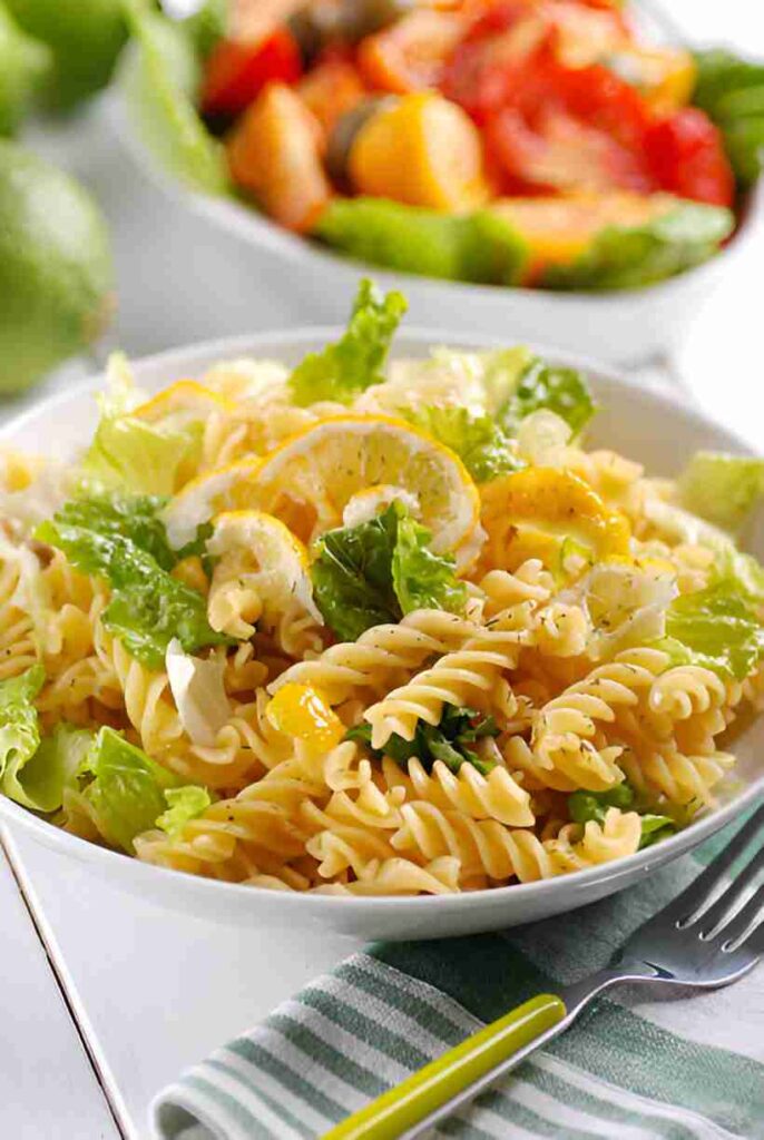 Lemon Tarragon Pasta Salad
