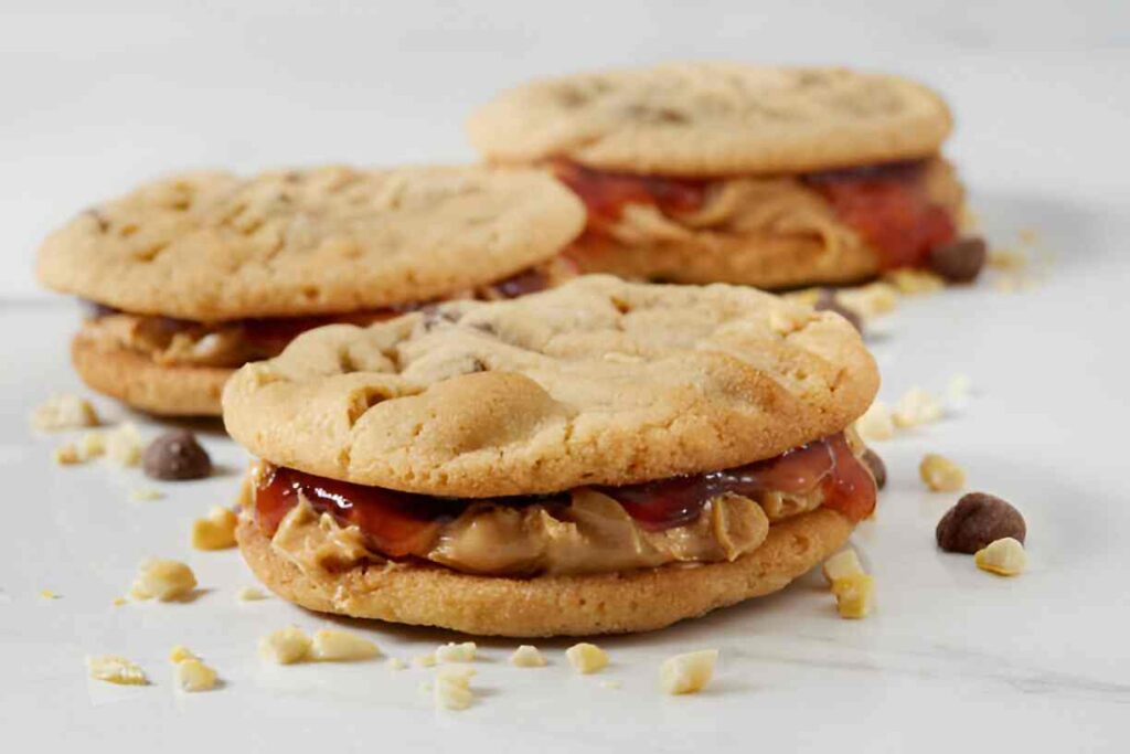 Peanut Butter and Jelly Cookies