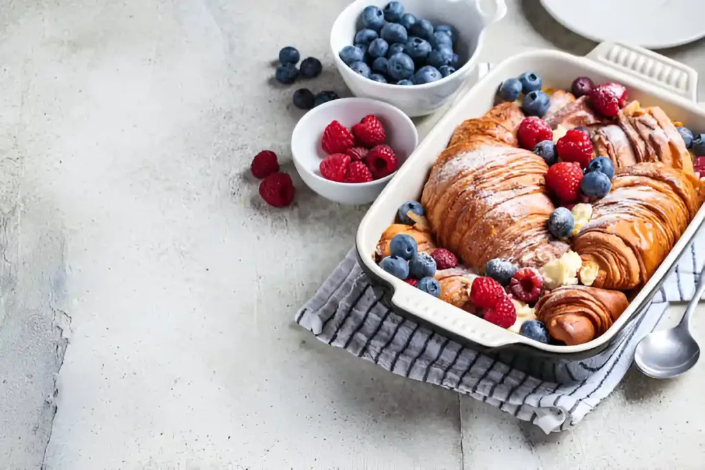 Croissant Breakfast Casserole
