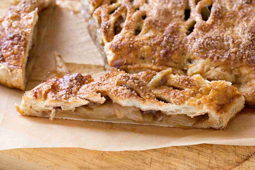 Caramel Apple Slab Pie