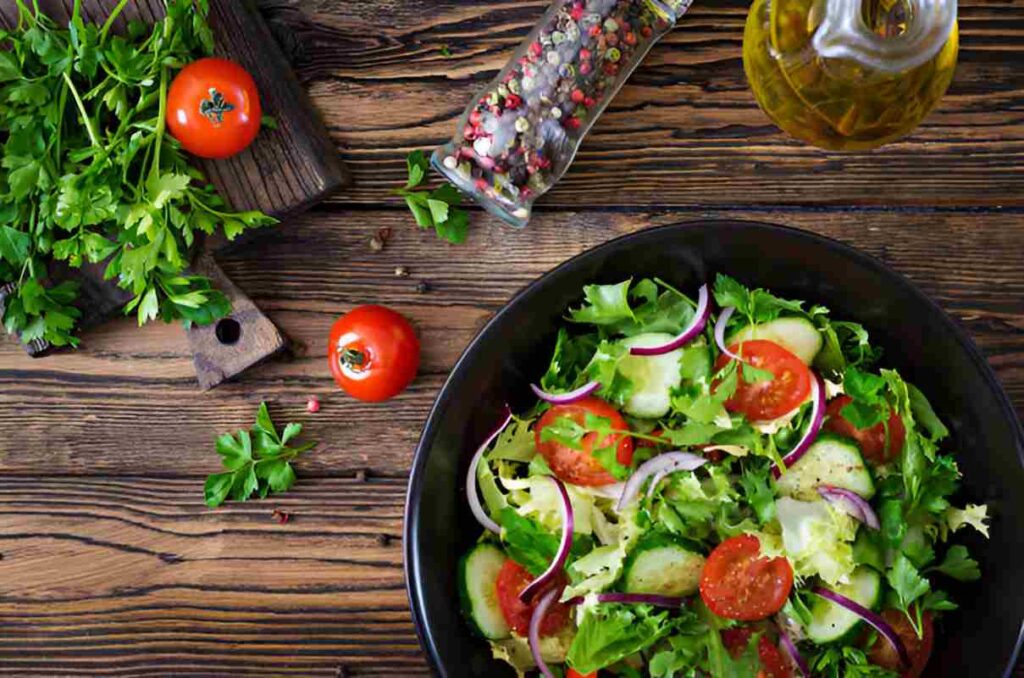 Cucumber Tomato Onion Salad