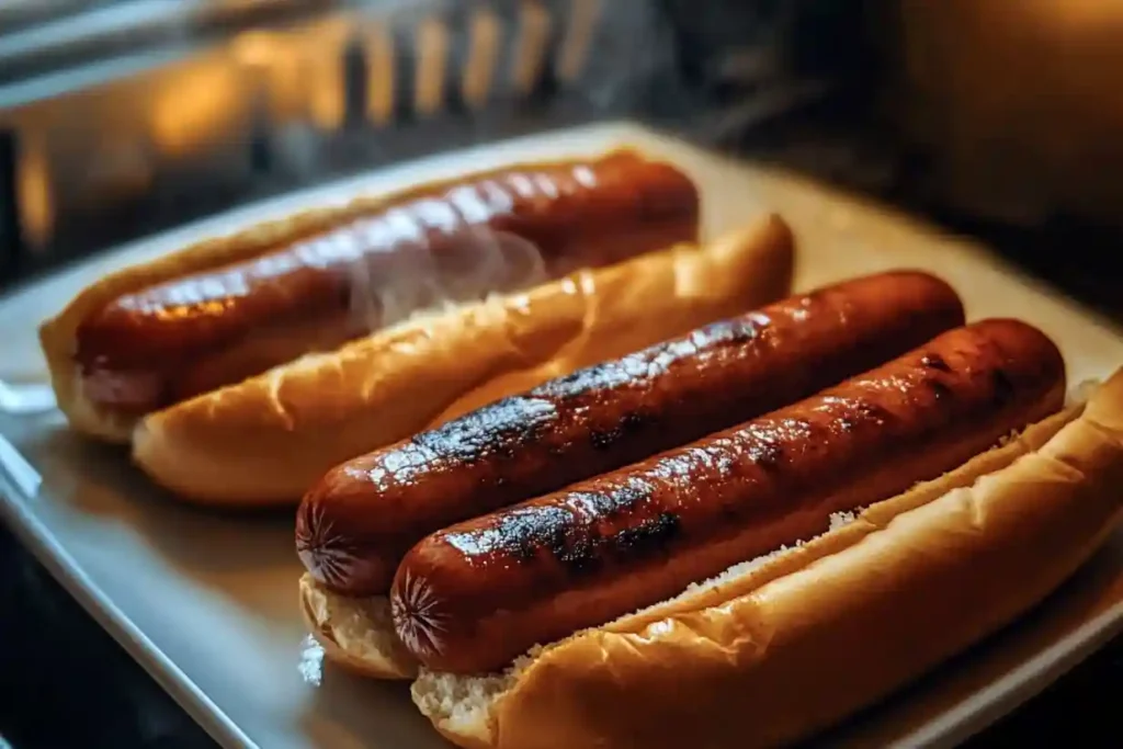 Air Fryer Hot Dogs