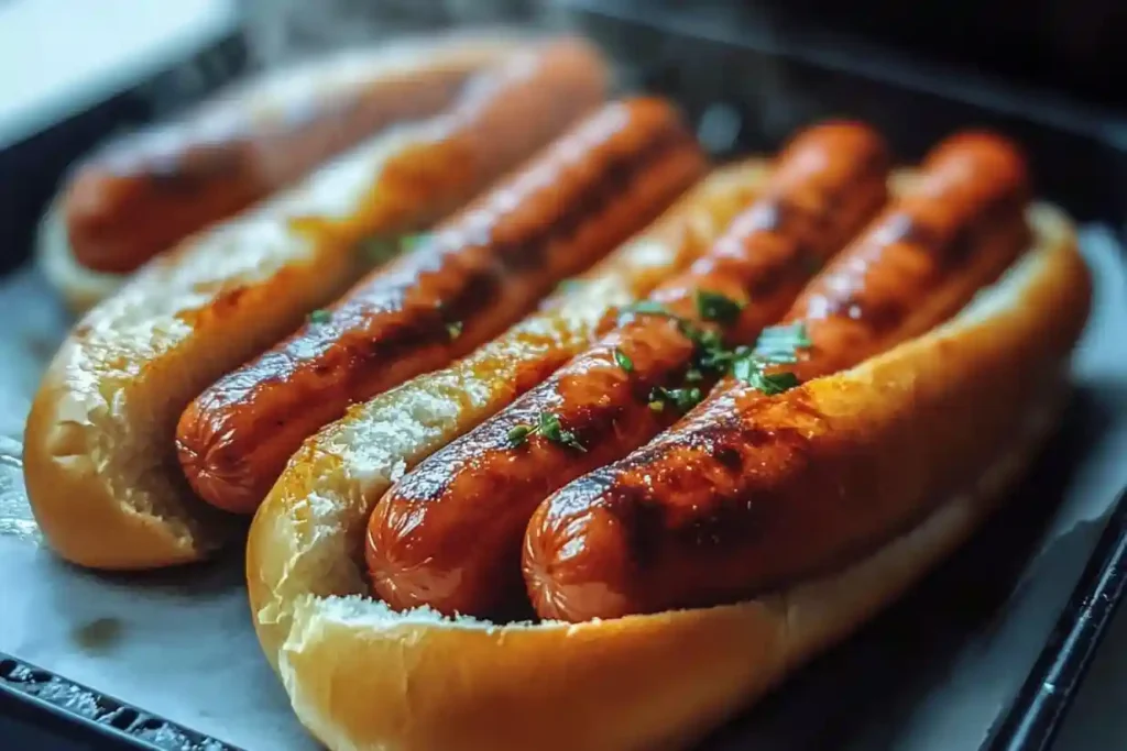 Air Fryer Hot Dogs