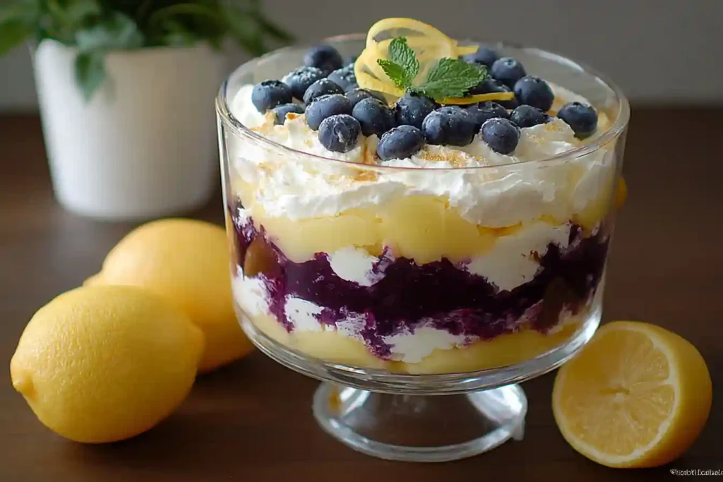 Blueberry Lemon Trifle