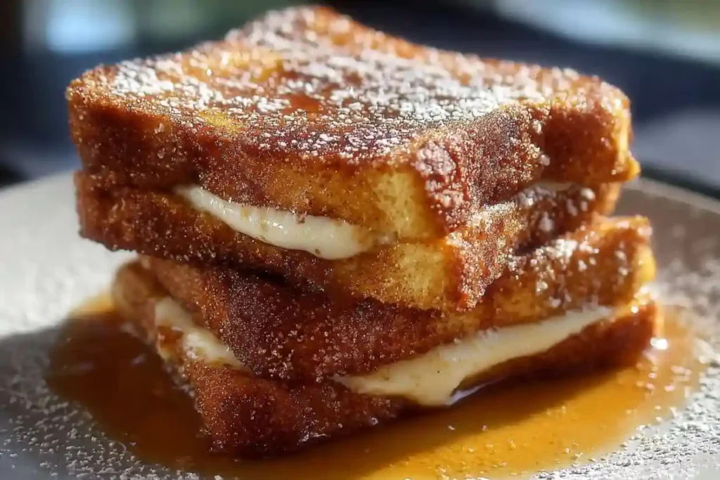 Churro Stuffed French Toast with Cinnamon Sugar