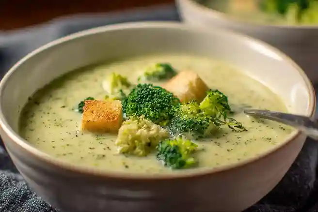 Cream Soup with Broccoli