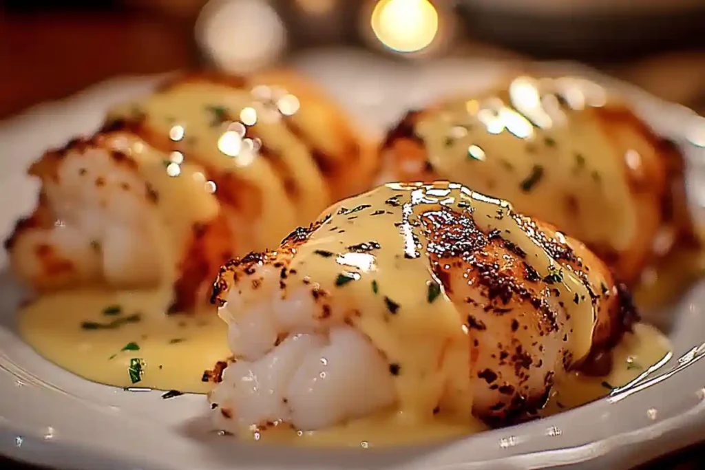 Creamy Garlic Butter Lobster Tails
