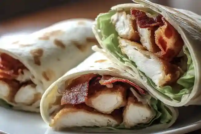 Crispy Chicken Bacon Ranch Wraps
