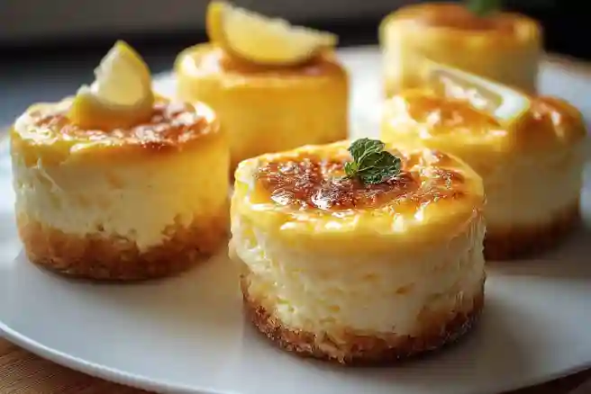 Mini Lemon Cheesecakes