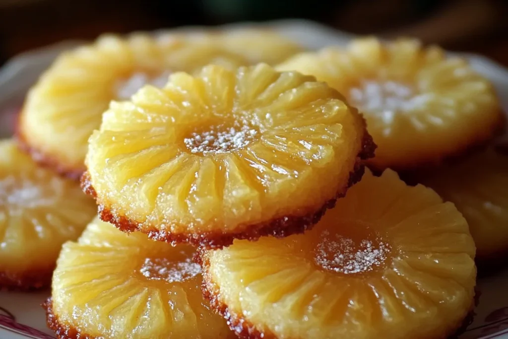 Pineapple Upside Down Sugar Cookies