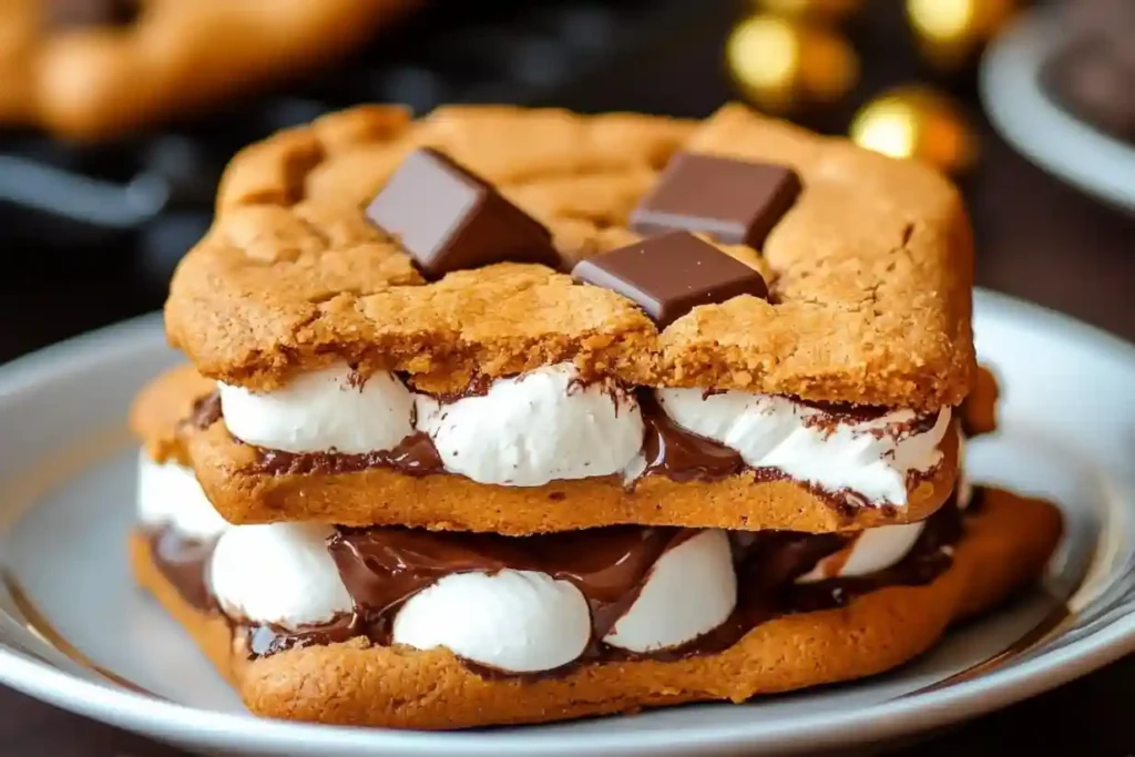 Pumpkin S'mores Cookies