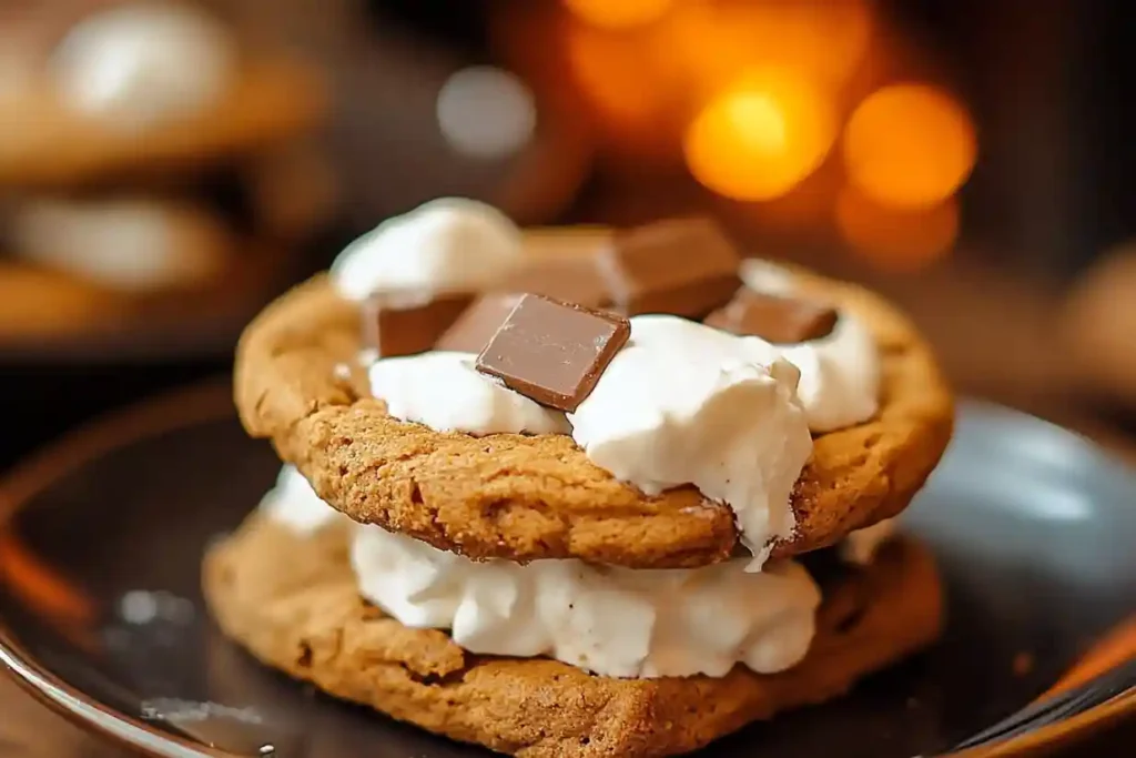 Pumpkin S'mores Cookies