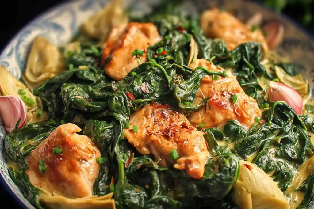 Spinach-Artichoke Chicken