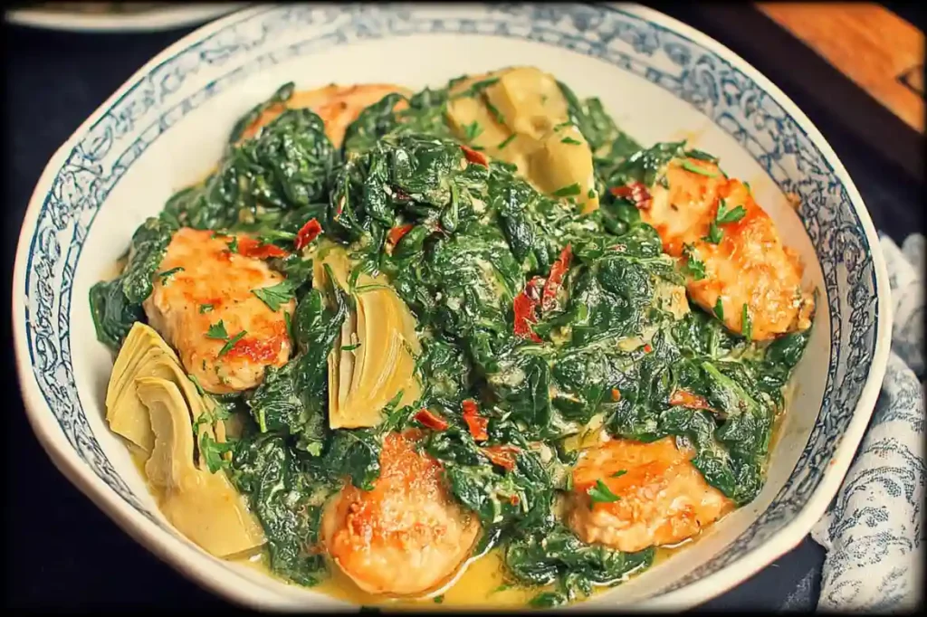 Spinach-Artichoke Chicken