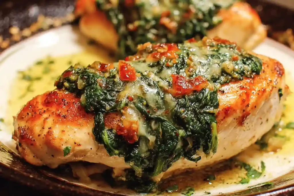 Spinach Stuffed Chicken Breast
