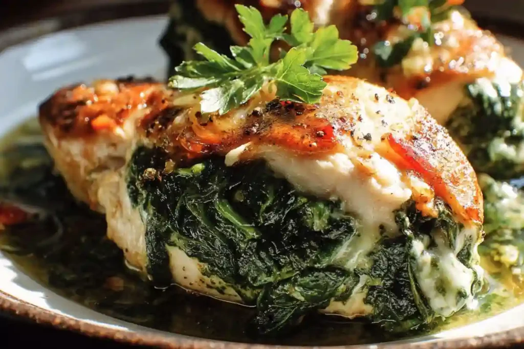 Spinach Stuffed Chicken Breast