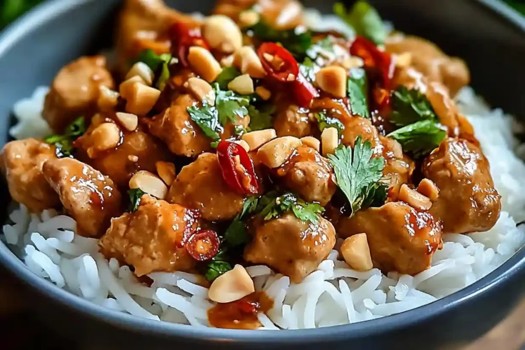 Thai Chicken with Peanut Sauce