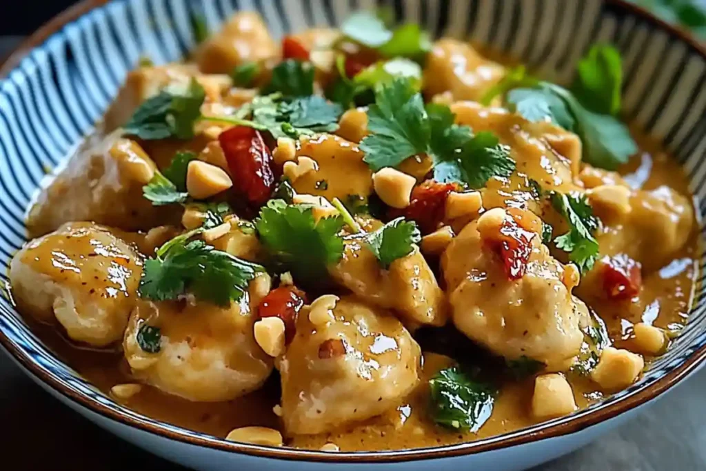 Thai Chicken with Peanut Sauce