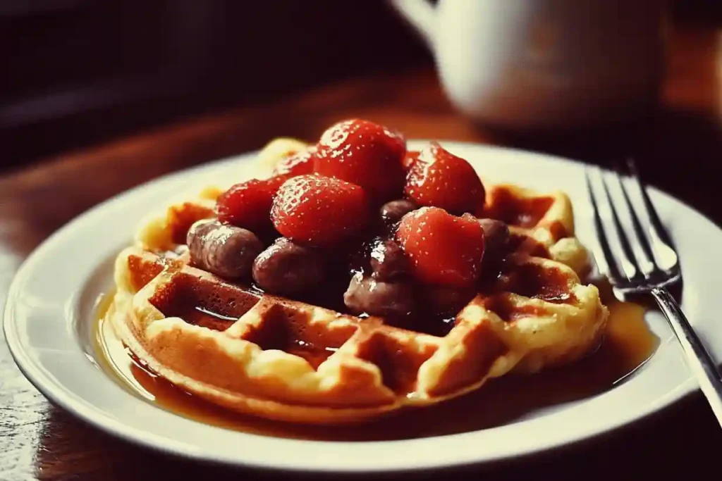 Waffle and Sausage Casserole