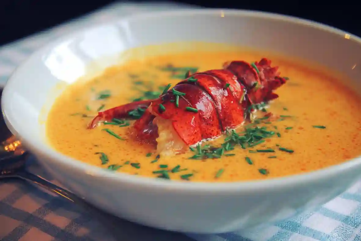 Exquisite Lobster Bisque with Saffron Infusion