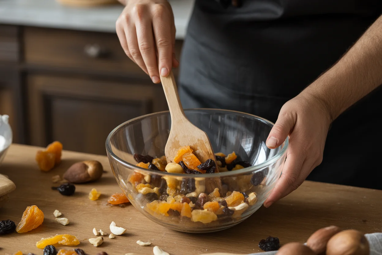 how to make christmas fruitcake