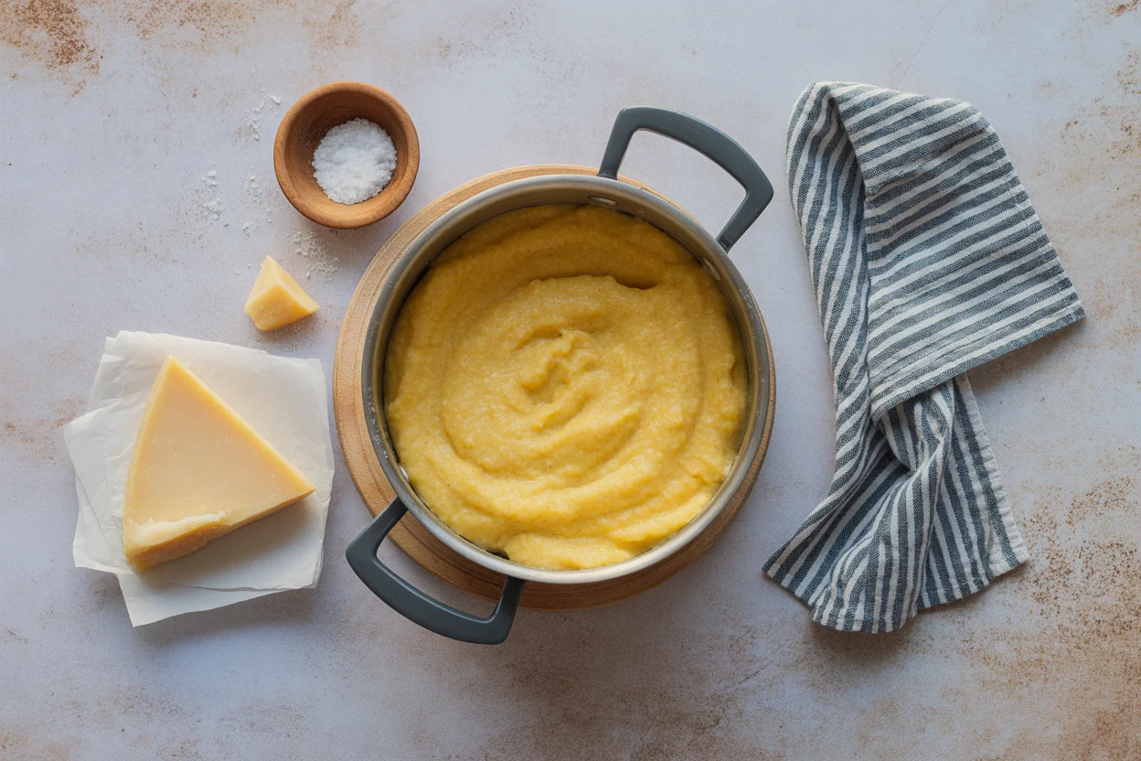 how to make perfect creamy polenta