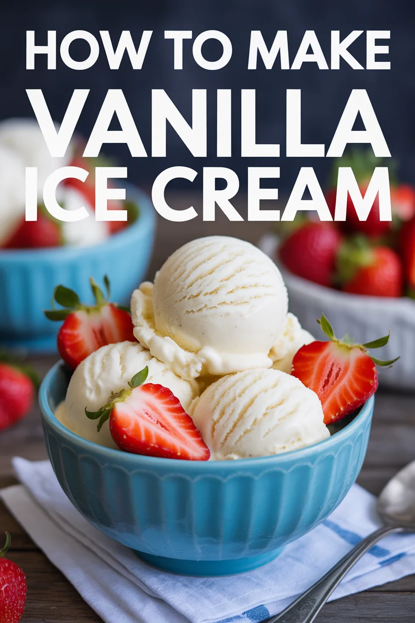 How to Make Vanilla Ice Cream