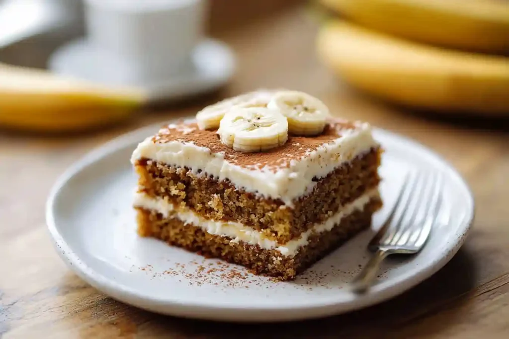 Banana Cake with Cream Cheese Frosting