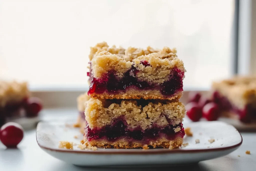 Cranberry Crumb Bars
