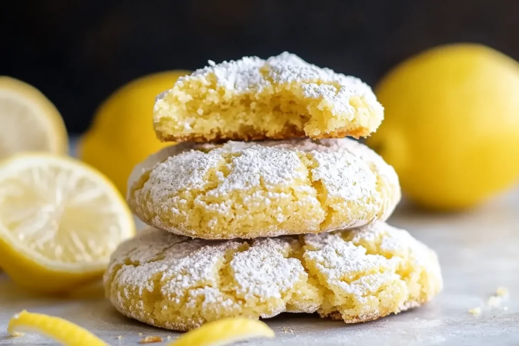 Lemon Crinkle Cookies