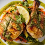 Grilled Chicken with Green Sauce