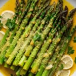 Roasted Lemon Parmesan Garlic Asparagus