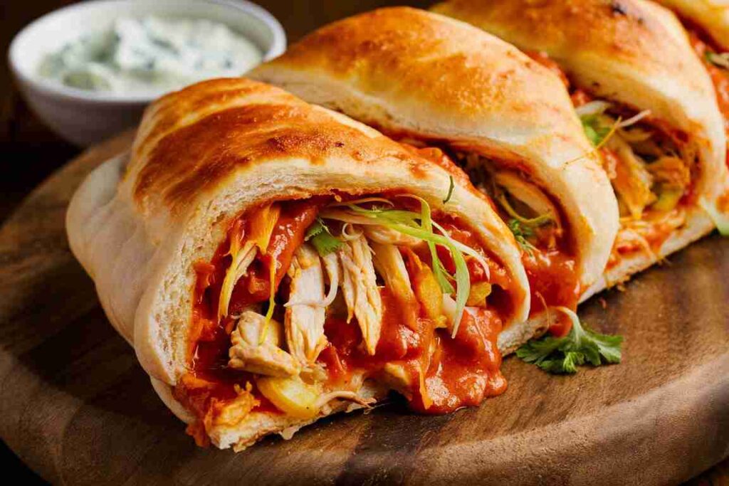 Buffalo Chicken Stromboli