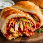 Buffalo Chicken Stromboli