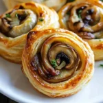 Mushroom Puff Pastry Pinwheels