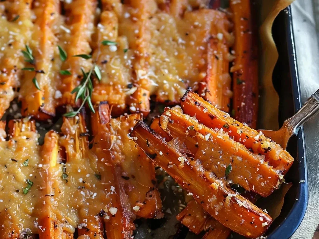 Parmesan Roasted Carrots