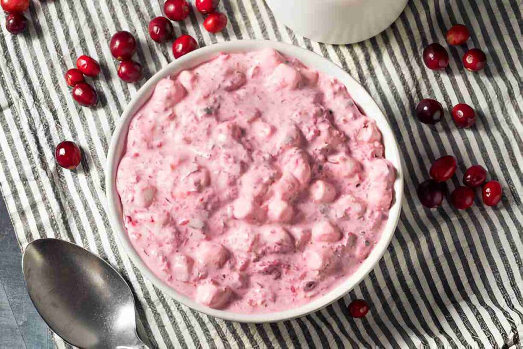 Raspberry Fluff Salad