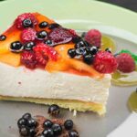The Mixed Berry Peach Cheesecake