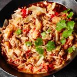 Ground Beef Taco Cabbage Skillet