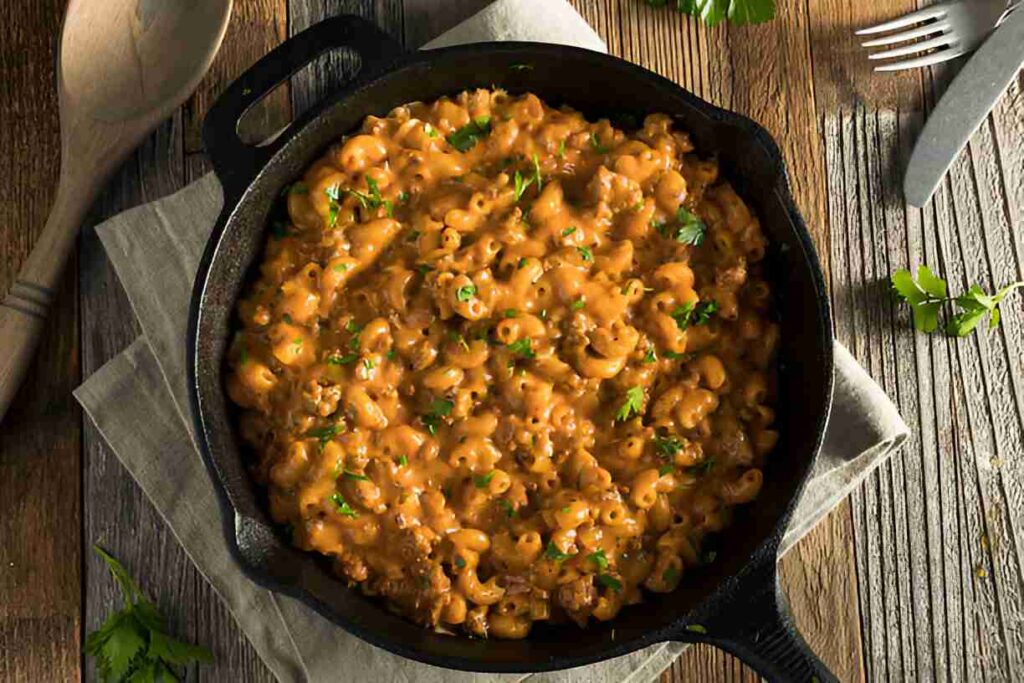 Creamy Beef Pasta recipe