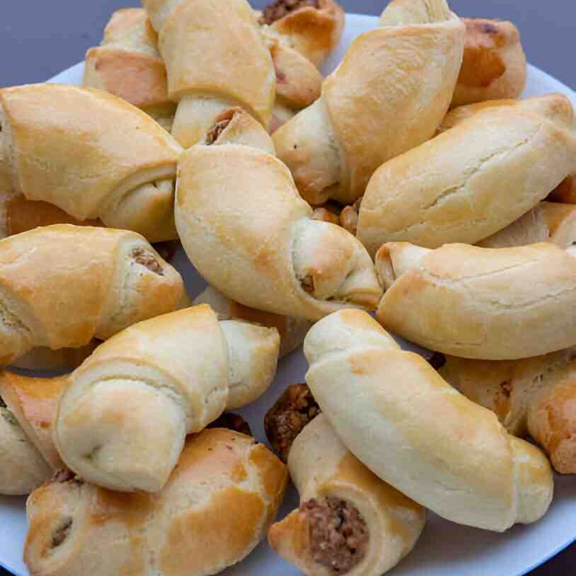 Rotel Sausage Crescents